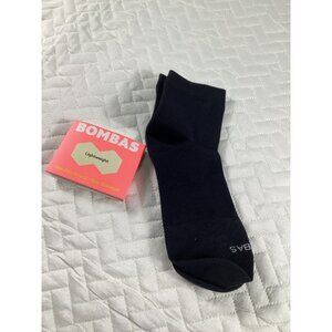 Bombas Lightweight Black Womens  Ankle Socks Medium Size Everyday Wear Fit New
